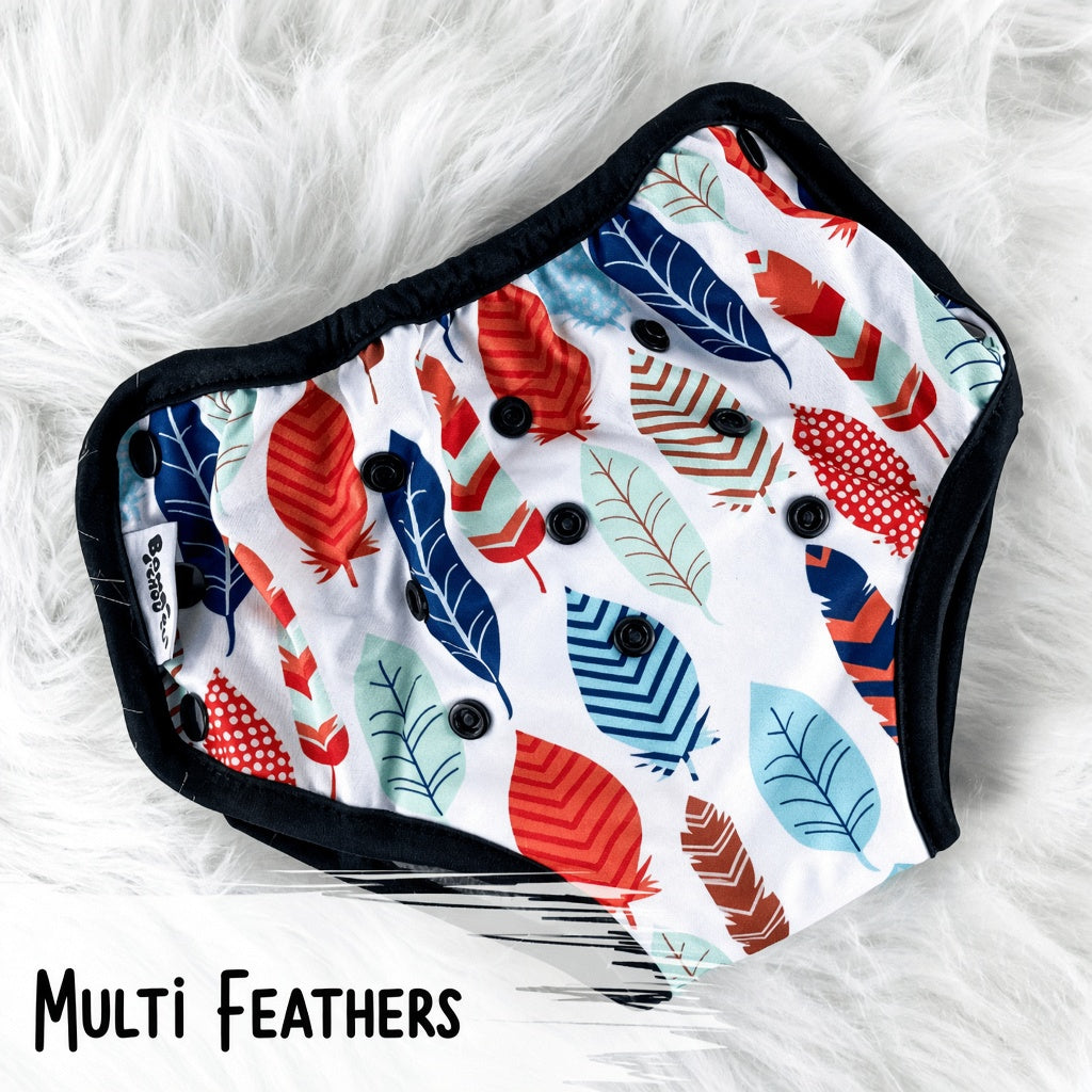Multi feathers _Night training underpants